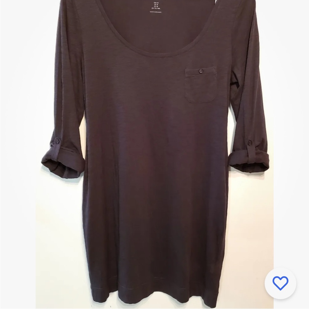 NEW H&M size M womens dress 3/4 sleeve short stretch